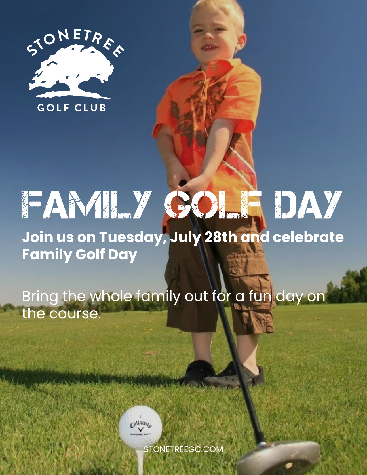 July 28th - Family Golf Day